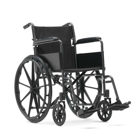 Silver Sport Steel Self Propelled Wheelchair