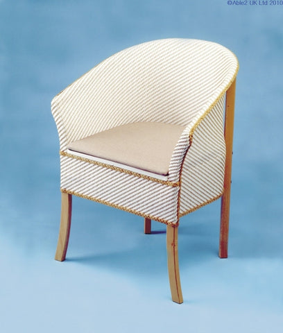 Basketweave Commode Chair