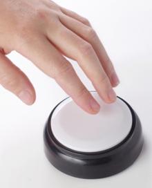 Talking Button Clock for Low Vision