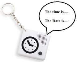 Talking Keychain Pocket Clock