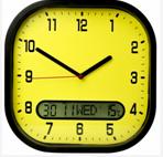 High Contrast Day-Date Wall Clock